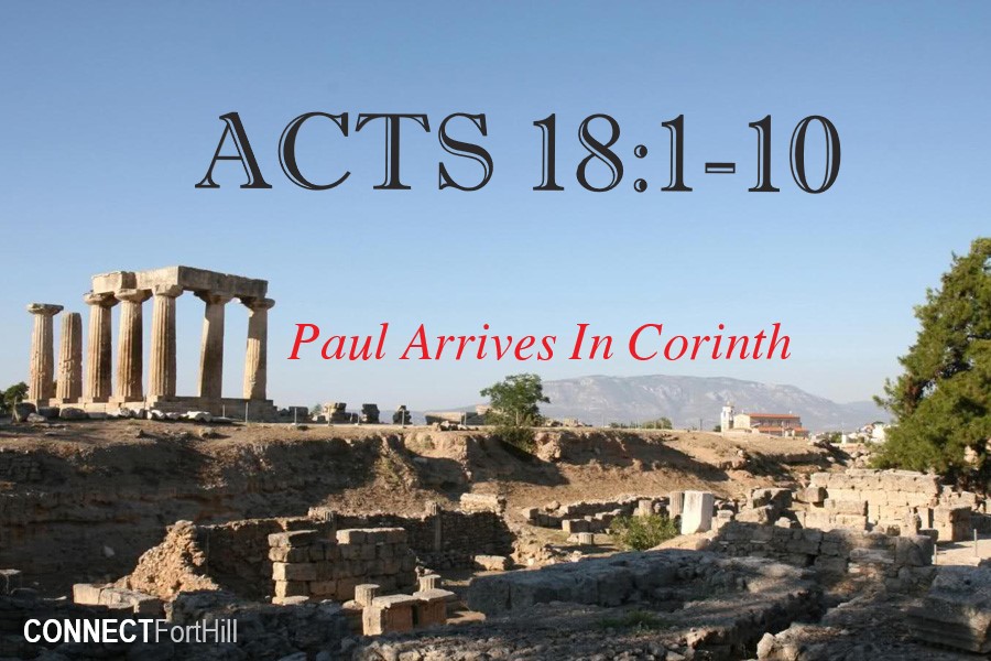 Paul Arrives In Corinth