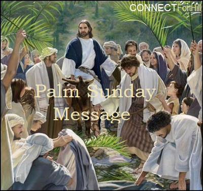 Palm Sunday Message